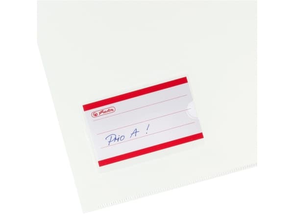 Herlitz 10913804, A4, Polypropylen (PP), Gjennomsiktig, Landskap/portrett, 10 stykker