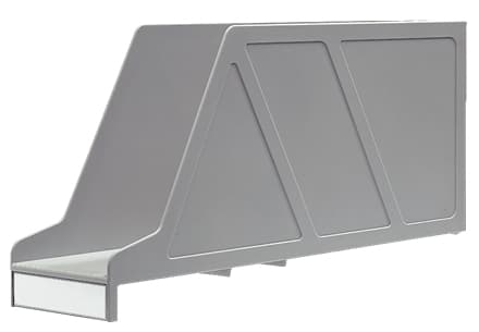 Leitz 24210085, Polystyreeni, Harmaa, 97 mm, 33,5 cm, 178 mm, 270 g