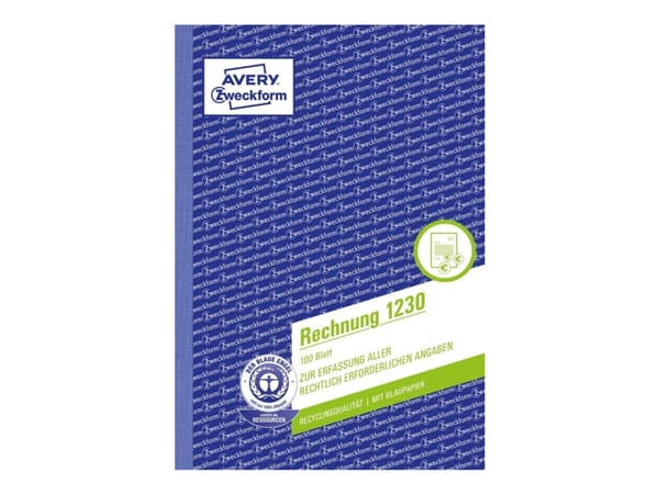 Avery Zweckform - Fakturaskjema - 100 ark - A5