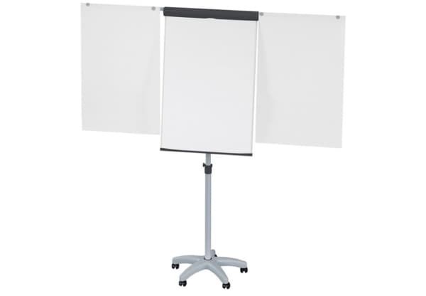 MAUL 6372682, Frittstående, 660 x 970 mm, Portrett, Plast, Stål, Grå, 5 hjul
