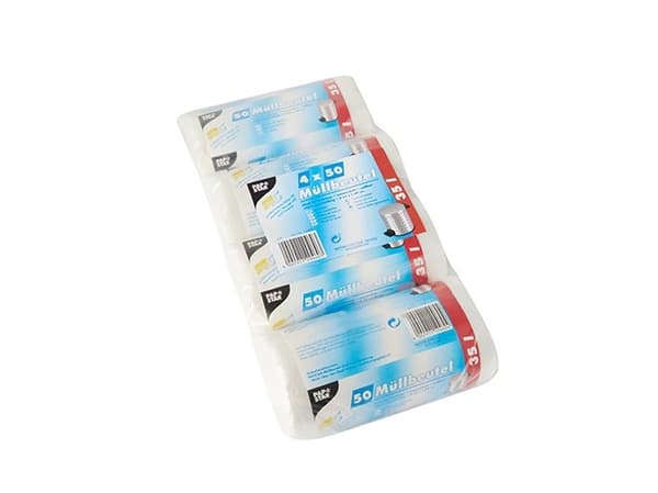 Papstar 12460, 35 l, Transparent, Högdensitetspolyeten (HDPE), 690 mm, 550 mm, 200 styck