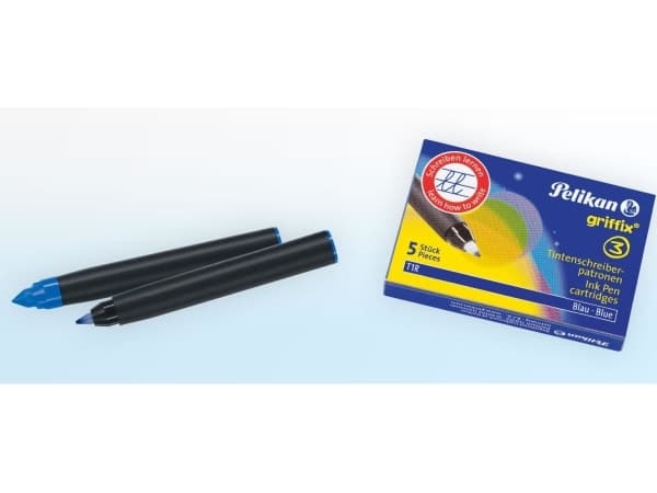 Pelikan T1RB - Bläckptron - icke-permanent - blå (paket om 10)