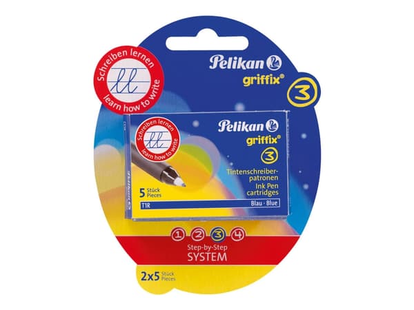 Pelikan T1RB - Bläckptron - icke-permanent - blå (paket om 10)