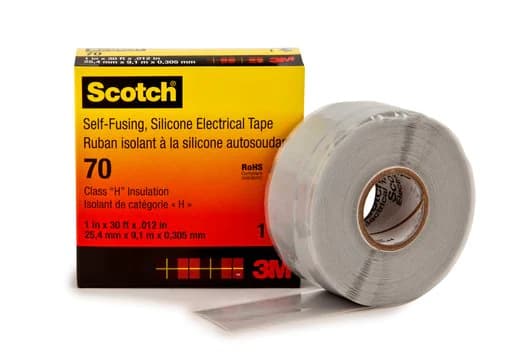 3M 80611438617, 1 kpl, Harmaa, ? Silicone/Rubber, RoHS 2011/65/EU, 9 m, 25 mm