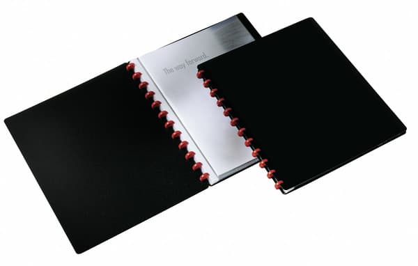 Durable DURALOOK, Sort, Polypropylen (PP), Portrett, A4, Spiralbinding, 1 stykker