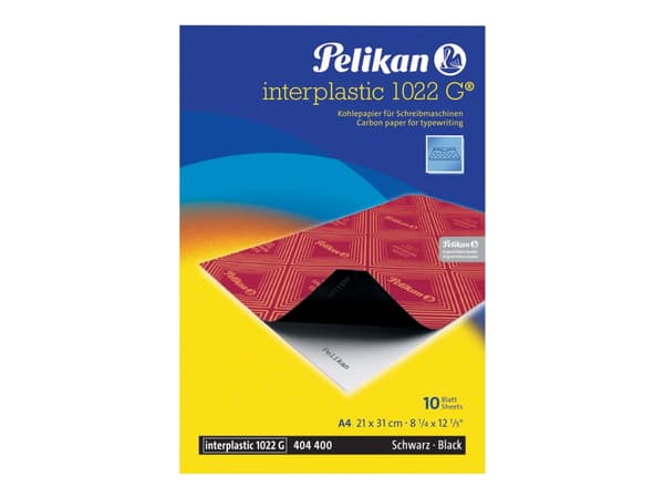 Pelikan Interplastic 1022 G - Karbonpapper - 10 ark - A4 (210 x 297 mm) - genomslagskopiering