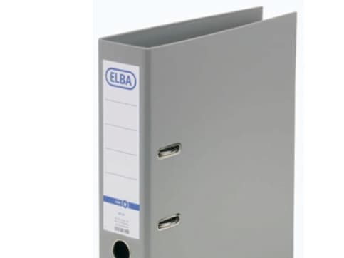 Elba Smart PP/PP, 80 mm, A4, Polypropylen (PP), Grå, 570 ark, 8 cm, 285 mm