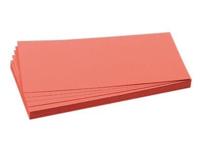 FRANKEN - Moderasjonskort - rektangel - 9.5 x 20.5 cm - rød (en pakke 500)