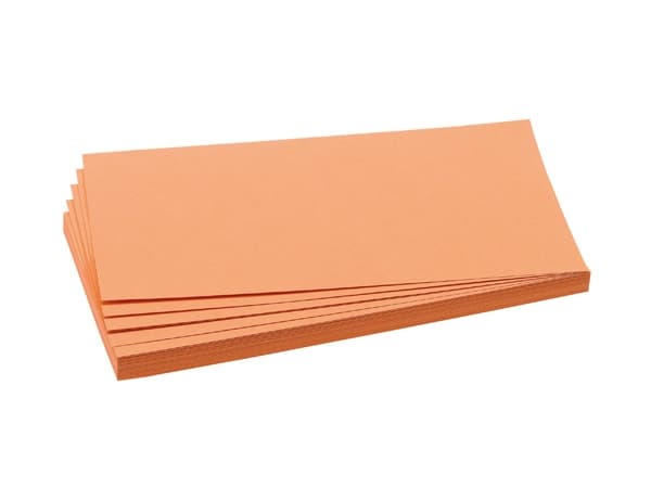 FRANKEN - Moderasjonskort - rektangel - 9.5 x 20.5 cm - oransje (en pakke 500)