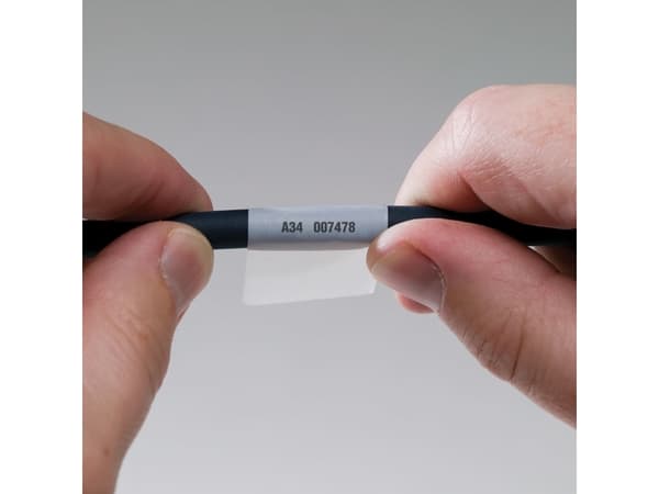 Brady People ID THT-75-427-3, Svart på hvitt, Akryl, Utstanset etikett, 0,1016 mm, 1,91 cm, 2,54 cm