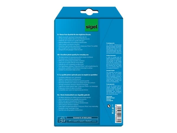 Sige Everyday IP718 - Högblank - 100 x 150 mm - 200 g/m² - 24 ark fotopapper