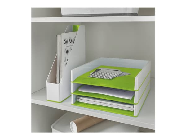 Leitz WOW Dual Colour - Magasinfil - ryggbredd: 73 mm - för A4 (210 x 297 mm) - grön