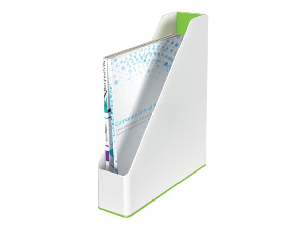 Leitz WOW Dual Colour - Magasinfil - ryggbredd: 73 mm - för A4 (210 x 297 mm) - grön