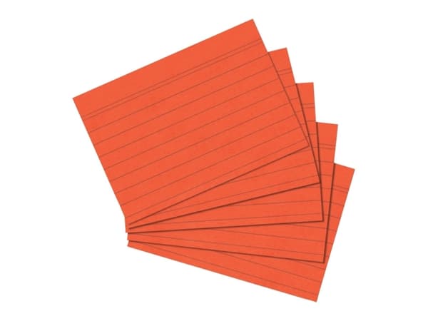 Herlitz 10901189, Oransje, 170 g/m², 100 stykker