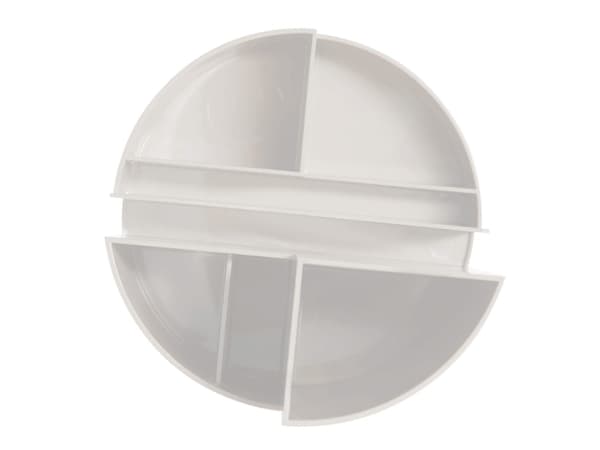 MAUL 4117682, Muovi, Harmaa, 125 mm, 1 kpl