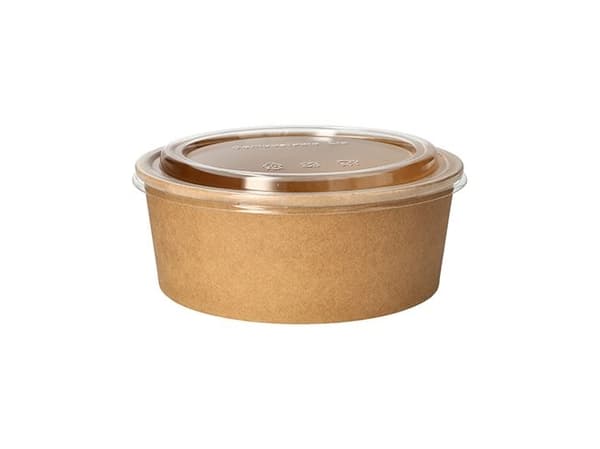 Papstar 88592, Skål, Rund, Kartong, Brun, Monokromatiskt, 18,4 cm