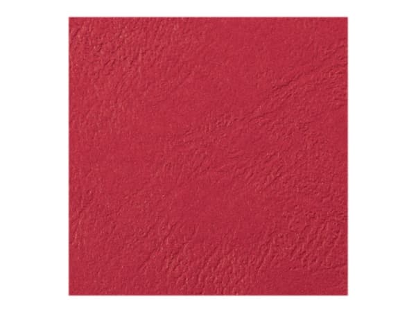 GBC LeatherGrain - A4 (210 x 297 mm) - rød - 250 g/m² - 100 stk permomslag