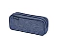 Miniatyrbild 3 av 3: herlitz Doppel-Schlamper-Etui "Knitted Fabric", sortiert aus Nylon, 2 Fächer, 2 Reißverschlüsse, - 2 Stück (50027682)