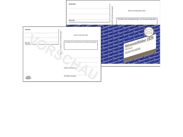 Avery Zweckform - Adressetikett - 100 ark - A6