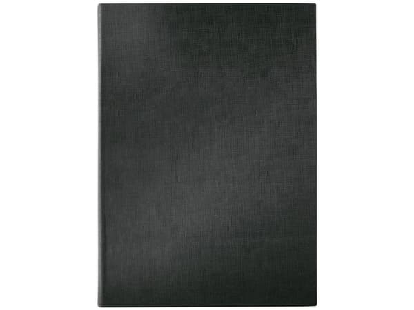 Sigel SM110, A4 (210x297 mm), Nahka, Liinavaate, Muovi, Musta, Muotokuva, 8 arkkia, 2 taskua