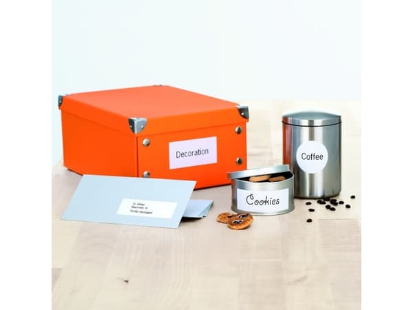 HERMA 4635, Valkoinen, Suorakulmio, Kiinteä, Paperi, Matta, Laser/Inkjet