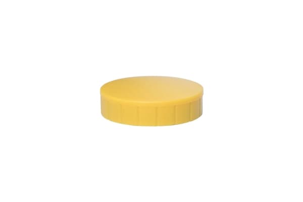 MAUL HEBEL kiinteä magneetti, tartuntavoima: 0,8 kg, keltainen Pyöreä magneetti: läpimitta 32 x (korkeus) 8,5 mm, valmistettu murtumattomasta materia