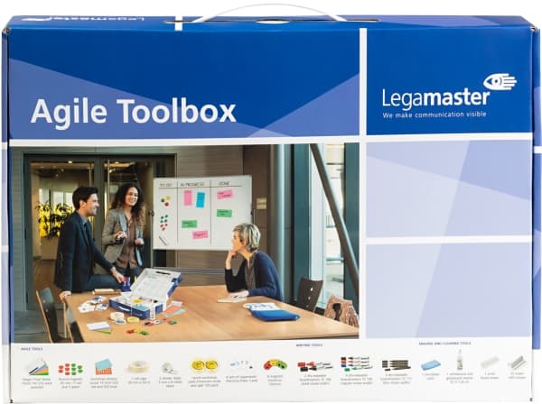 Legamaster Agile toolbox 500-delar, Tillbehörssats, Multifärg, 270 mm, 67 mm, 390 mm, 1,96 kg