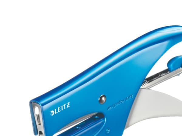 Leitz WOW 5531, 15 ark, Blå, Hvit, Metall, Plast, 4,95 cm, Bakre