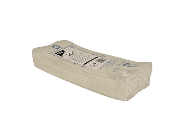 Papstar 12376, Hvit, 28 cm, 110 mm, 4 mm, 4 g, 200 stykker