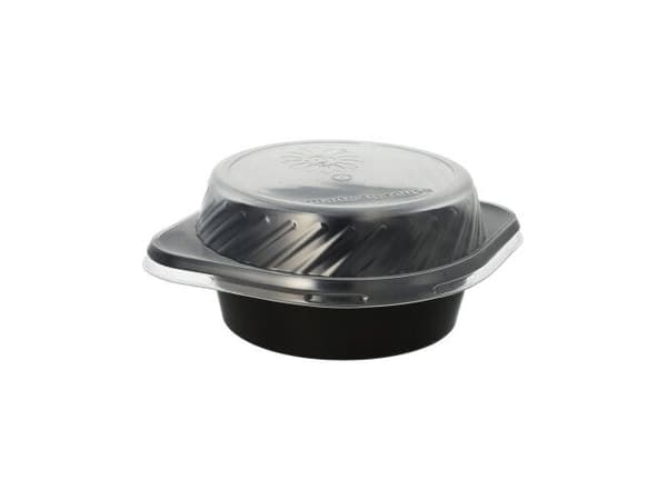 Papstar 96557, Kulho, Pyöreä, Polypropeeni, Musta, Yksivärinen, 12 kpl