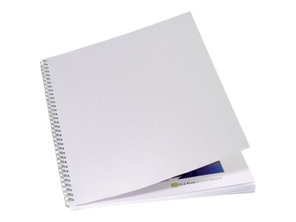 GBC LinenWeave - A4 (210 x 297 mm) - hvit - 250 g/m² - 100 stk permomslag
