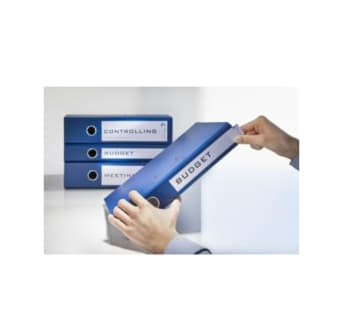 Avery Laser+ - Hvit - 54 x 190 mm - 170 g/m² - 125 stk (25 ark x 5) filmappeetiketter