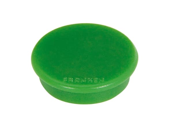 Franken HMS36 02, Magnet för skrivtavla, Grön, 38 mm, 38 mm, 42 mm, 60 mm
