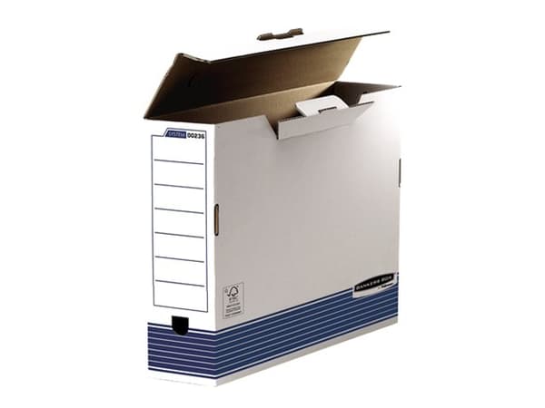 Bankers Box System - Laatikkoviila - selän leveys: 100 mm - A3 - sininen