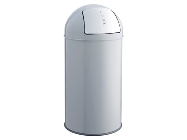 Helit H2401787, 30 l, Rund, Rustfritt stål, Grå, Metallisk, Manuell, 31,7 cm