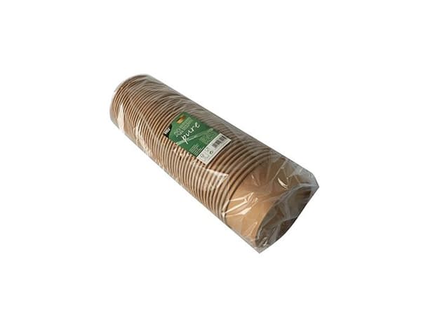Papstar 87913, Kulho, Pyöreä, Pahvi, Ruskea, Yksivärinen, 50 kpl