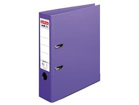 Herlitz 10834414, A4, D-ring, Förvaring, Polypropylen (PP), Violett, 8 cm