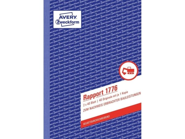 Avery 1776, Hvit, Gult, Fotoark kartong, A5, 148 x 210 mm, 40 sider, 2 stykker