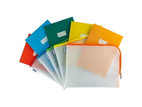 HERMA 20018, Hardt pennal, EVA ( Ethylene-vinyl-acetat), Oransje, Gjennomsiktig, Monokromatisk, Glidelås, Oppvekst
