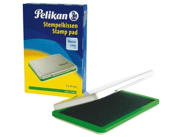 Pelikan 2 - Håndstempelpute - grønn - 70 x 110 mm