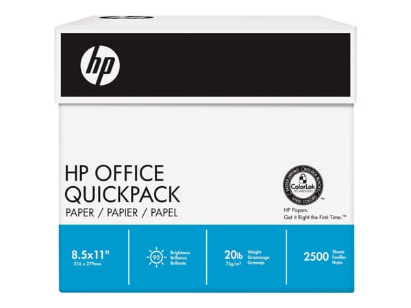 HP kopipapir Bright White A4 (210 x 297 mm) 80 g/m² - 2500 ark (CHP113)