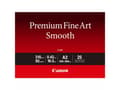 Miniatyrbilde 2 av 3: Canon Premium Fine Art FA-SM2 - Glatt - 16,5 mille - A2 (420 x 594 mm) - 310 g/m² - 82 pund - 25 ark fotopapir - for imagePROGRAF PRO-1000
