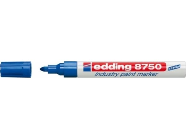 edding 8750 industry paint - Markør - permanent - blå - fargeblekk - 2-4 mm