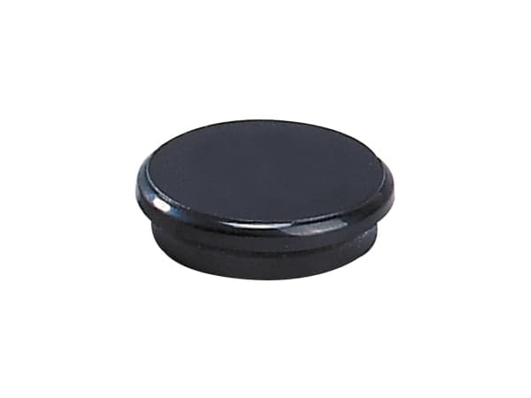 Magnet Dahle, rund, 24 mm, sort, pakke a 10 stk.