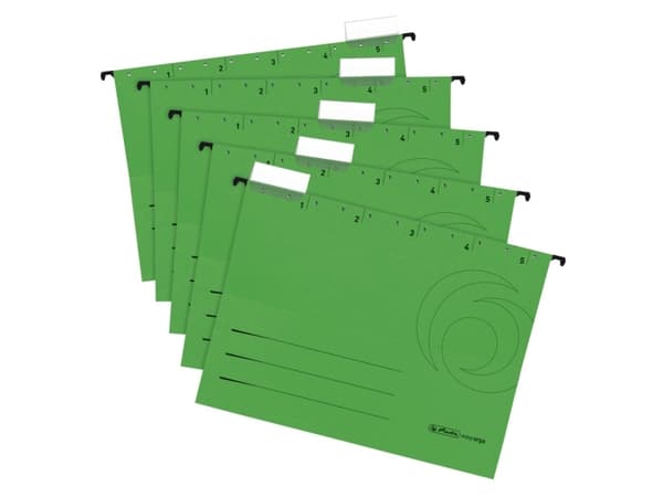 Herlitz 5874680, Pahvi, Vihreä, 5 kpl