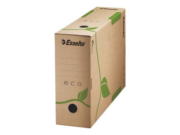 Esselte Eco - Boksfil - bokryggbredde: 100 mm - for A4 - naturlig brunfarge