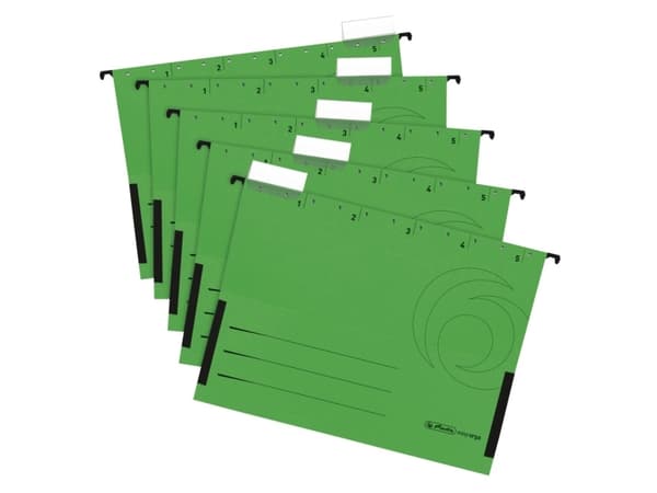 Herlitz 5874789, Pahvi, Vihreä, 5 kpl