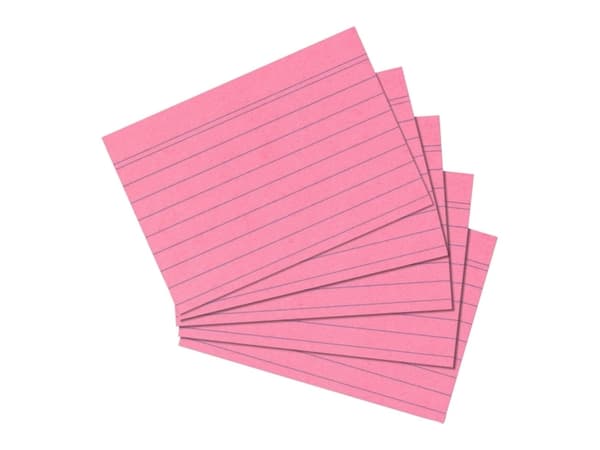 Herlitz 10835890, Rosa, Rosa, 170 g/m², 100 stykker