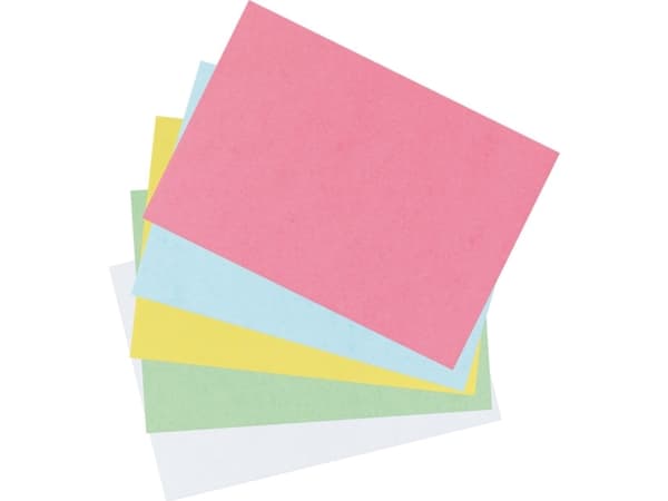 Herlitz 10837136, Keltainen, A5, 170 g/m², 100 kpl