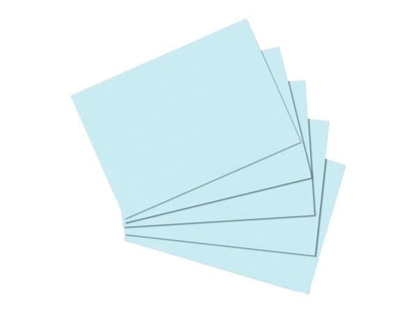Herlitz 10837128, Blå, 170 g/m ^, 100 styck